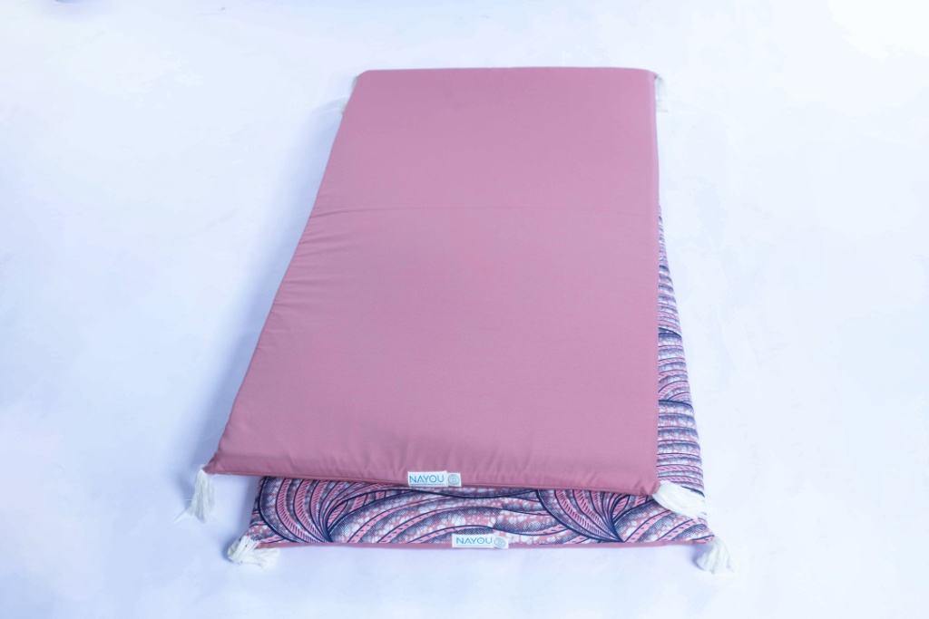 Matelas de sol rose