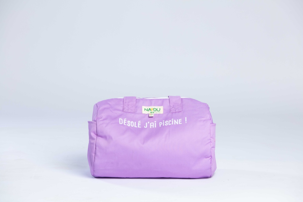 Polochon violet grande taille