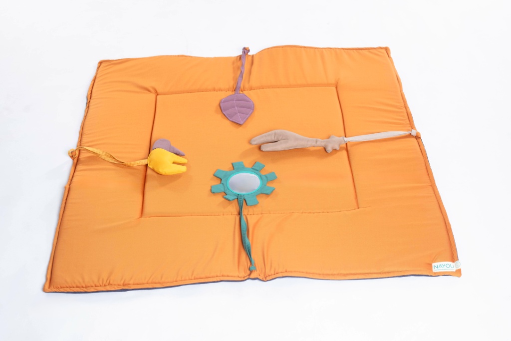 Tapis d'éveil caramel
